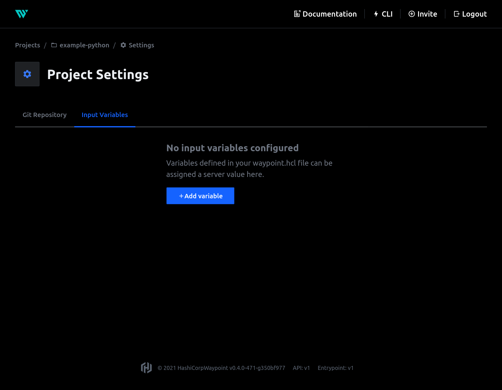 input-variables-settings