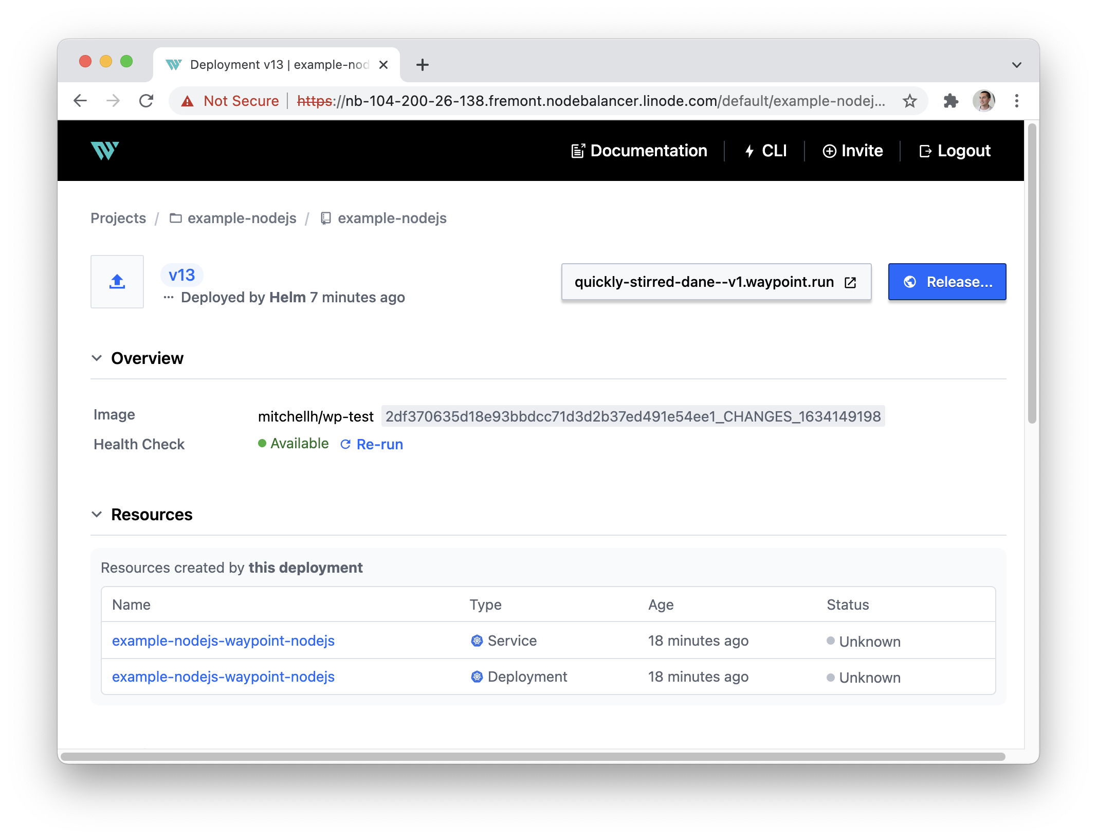 Kubernetes Resource Status